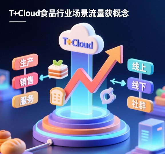 T+Cloud食品行業(yè)  全場(chǎng)景獲取流量，提高企業(yè)客戶(hù)活躍性與復(fù)購(gòu)率